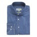 Skjorta Denim Slim Fit, Herr