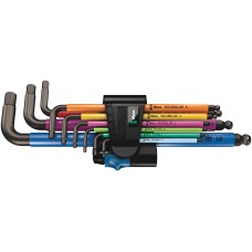 Sexkantnyckelsats Wera 950/9 HF Multicolor, mm