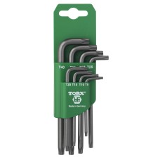 Sexkantnyckelsats HaFu Torx TX9 - TX40 , 8 nycklar