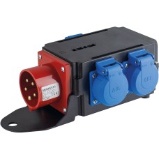 Grenuttag CEE16A/3x220V, IP44