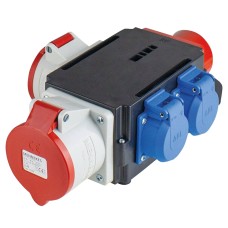 Grenuttag CEE16A/2x16A/2x220V, IP44