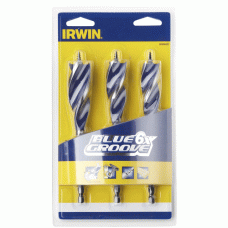 Spiralborr sats Blue Groove 6X, 3 delar