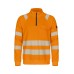 Sweatshirt half-zip, varsel, Herr